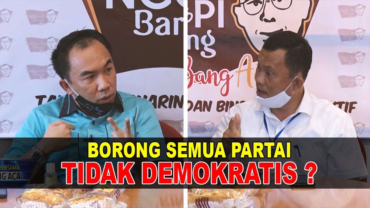 BORONG SEMUA PARTAI, TIDAK DEMOKRATIS ? | Bincang Bang Aca Bersama Raden Adipati Surya PART 2/3